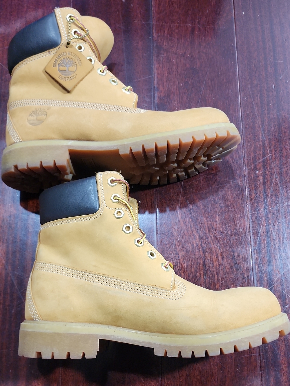Timberland Men's 11 Inch Premium Waterproof Wheat Boots Sz 8M
